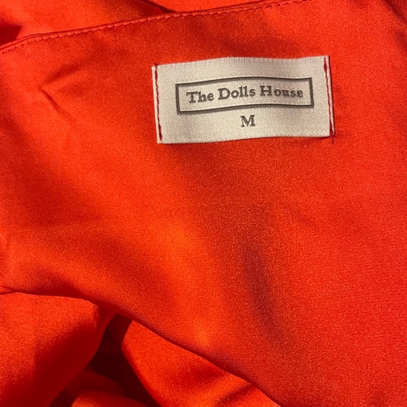 💗❤️ NWT The Dolls House Fashion Beaudelle Set in Red and Pink Satin - Picture 15 of 16